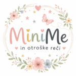 Okrogli logo MiniMe in otroške reči